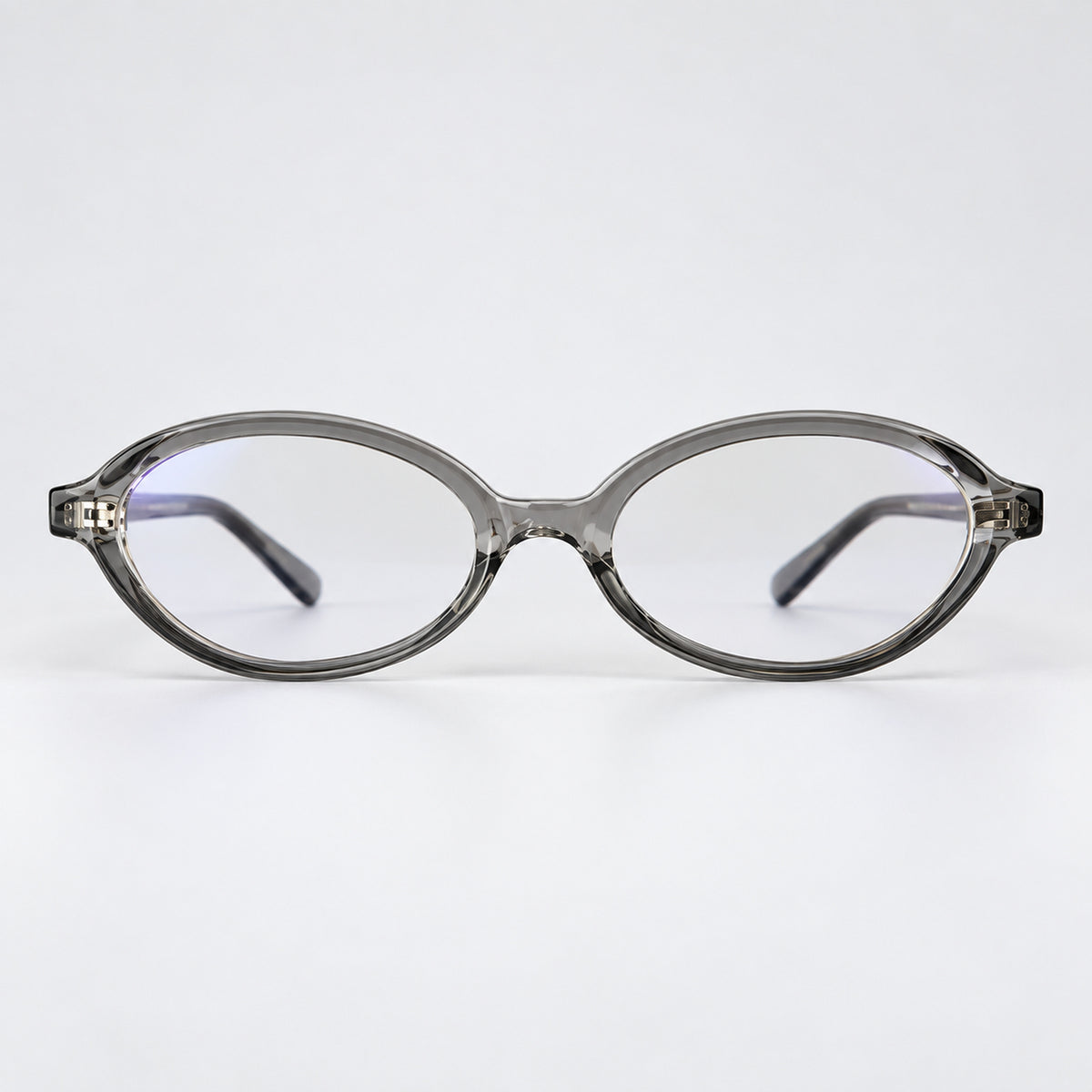 Anteojos de sol ORBITAL 5th AVENUE Gris Clear Brillo — vista frontal