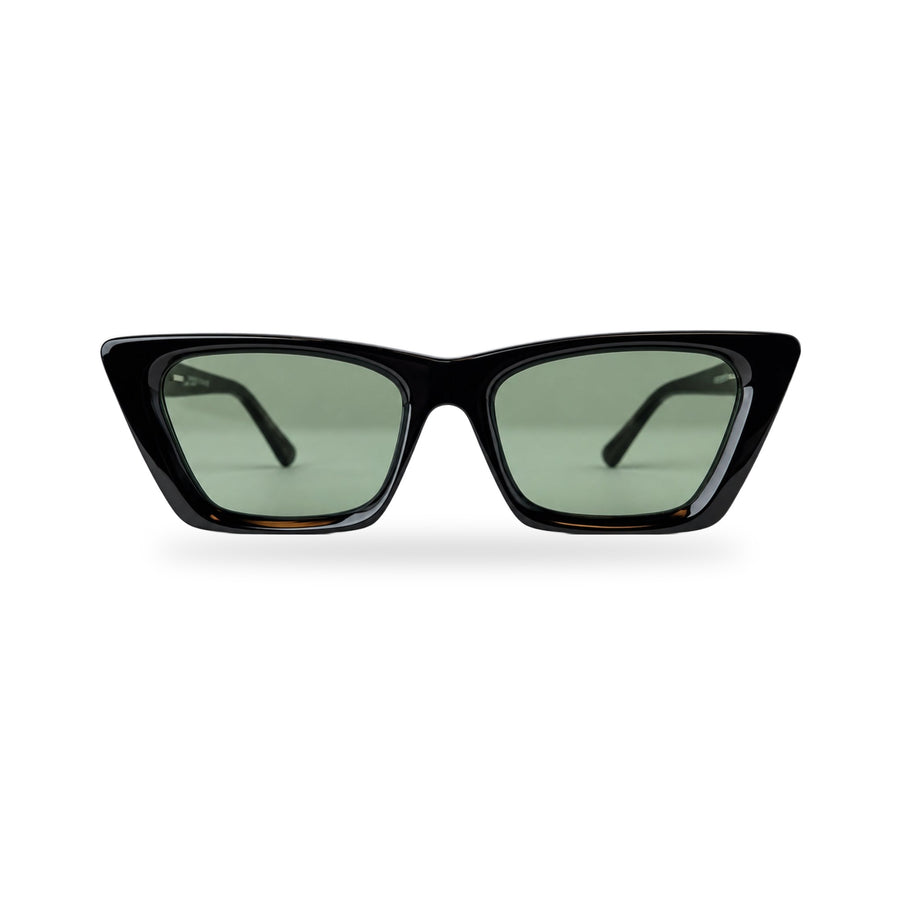 CHARLOTTE Negro Brillo / Verde