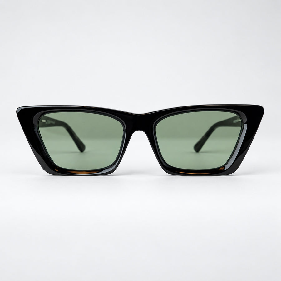 CHARLOTTE Negro Brillo / Verde