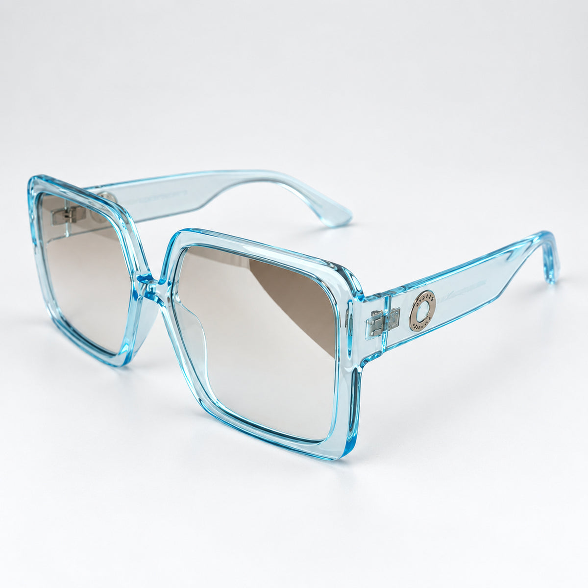 VENICE Celeste Clear / Gris Flash — perfil 45°