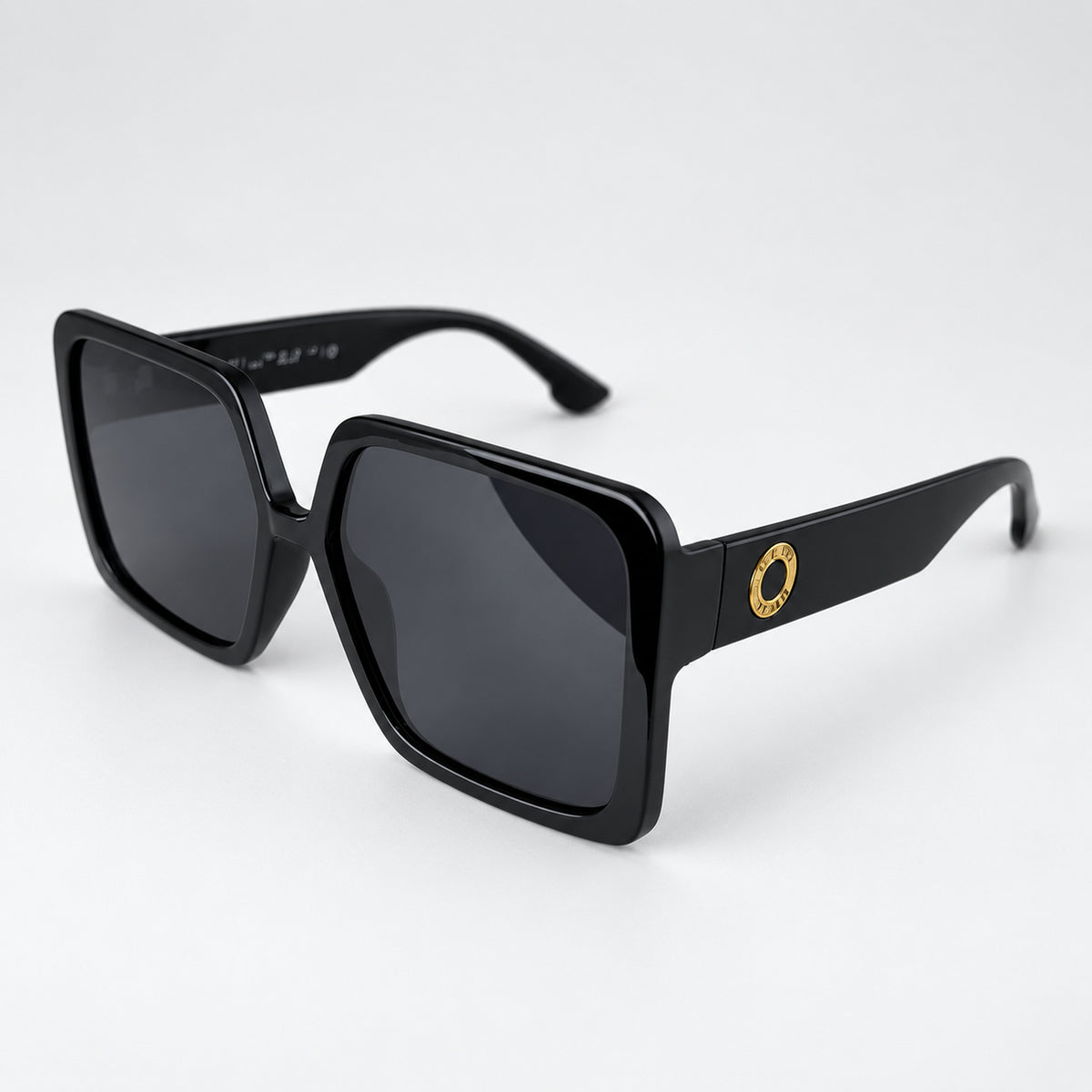 VENICE Negro Brillo / Gris Polarizado — perfil 45°
