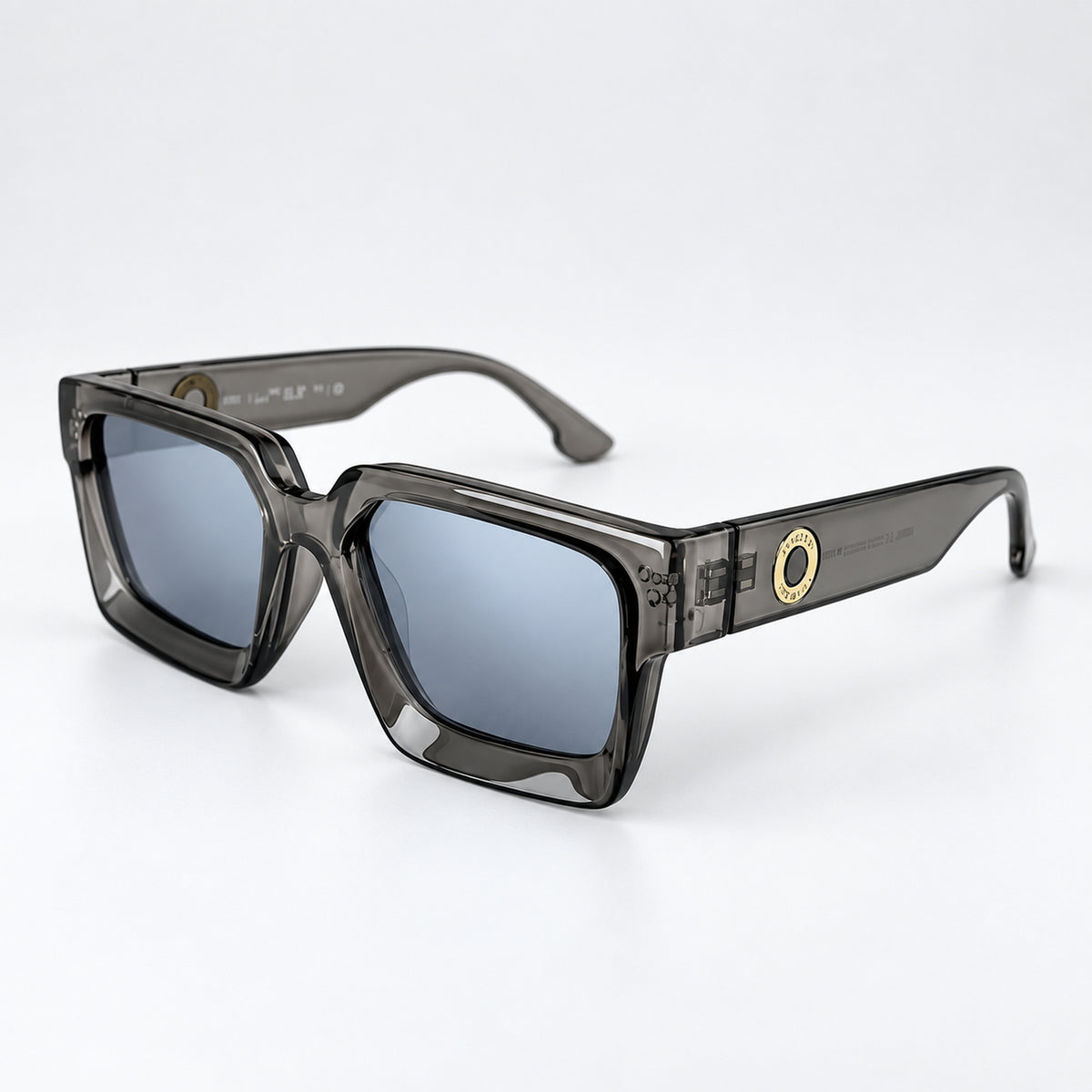 PARIS Gris Clear / Plateado Espejado — perfil 45°