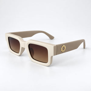 Anteojos de sol ORBITAL BUENOS AIRES Beige Pastel Mate — vista 3