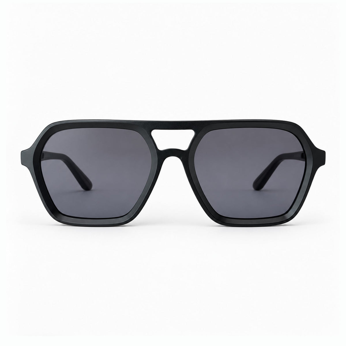 LE MANS Negro Mate / Gris — frente