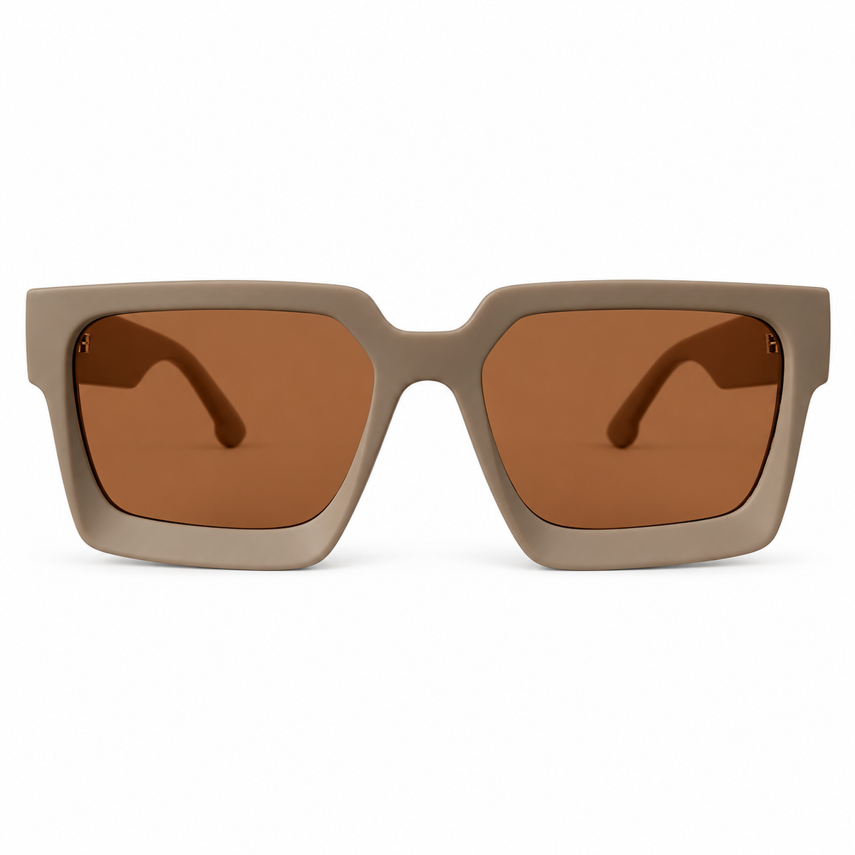 Anteojos de sol ORBITAL PARIS Beige Mate — vista frontal