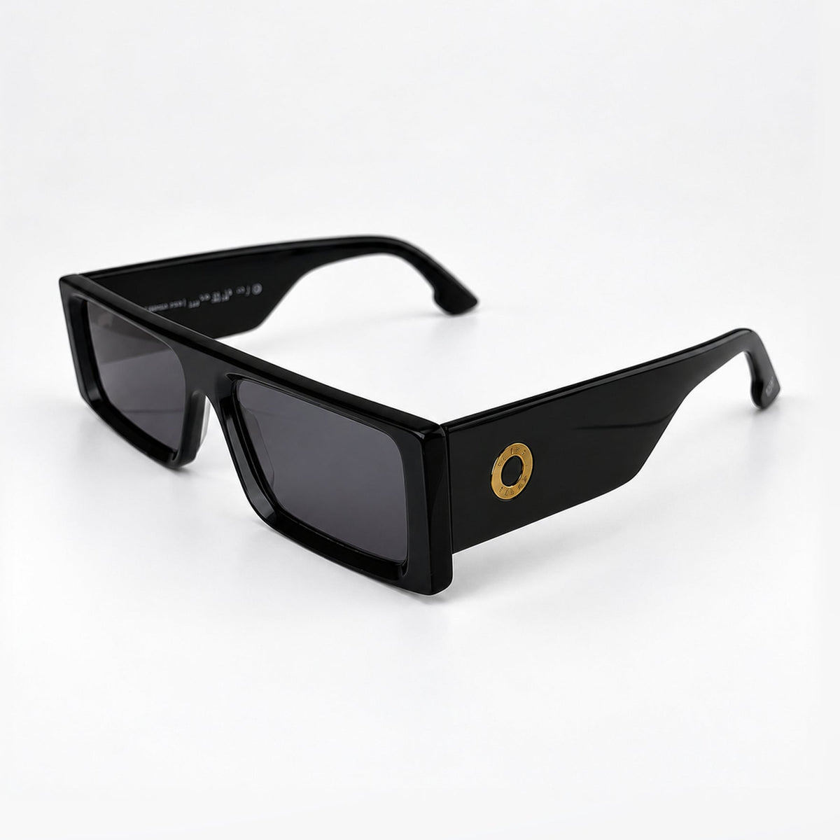 CENTRAL PARK Negro Mate / Gris — perfil 45°