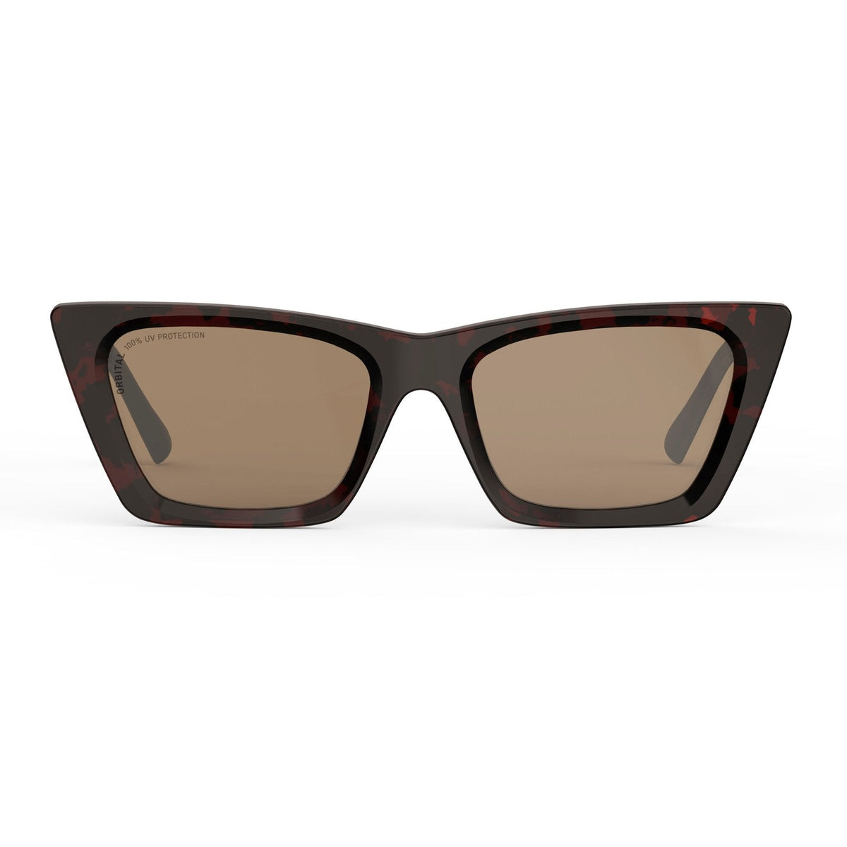 Anteojos de sol ORBITAL CHARLOTTE Carey Brillo Clear — vista frontal
