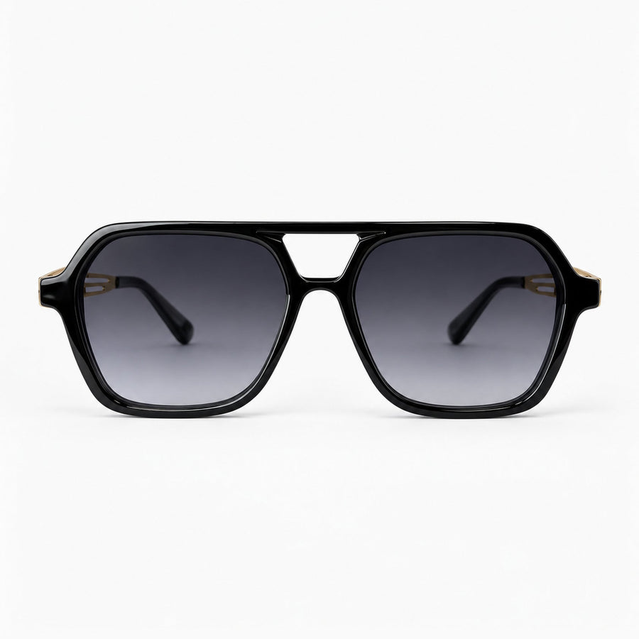 COLUMBIA Negro Brillo Compacto / Gris Degrade