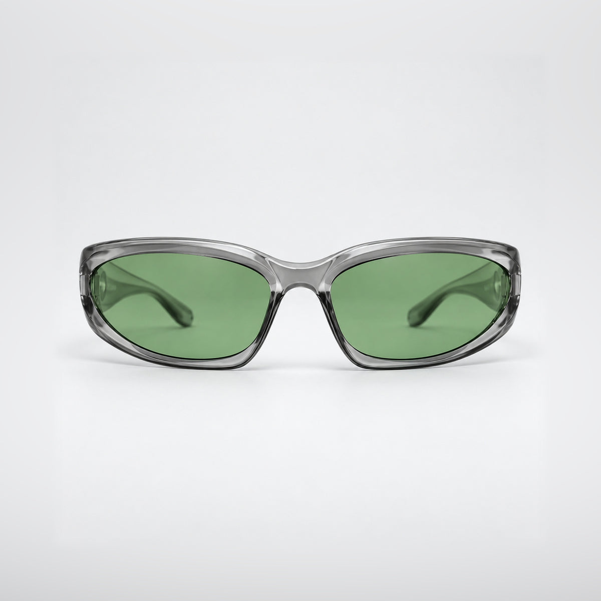 Anteojos de sol ORBITAL LONG BEACH Gris Clear / Verde — vista frontal