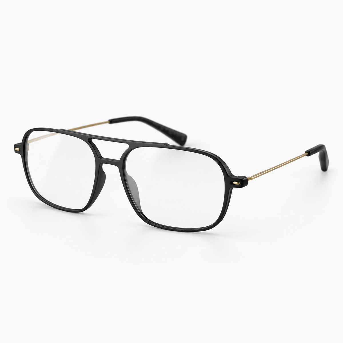PLUMA Negro Mate / Clear - tres cuartos