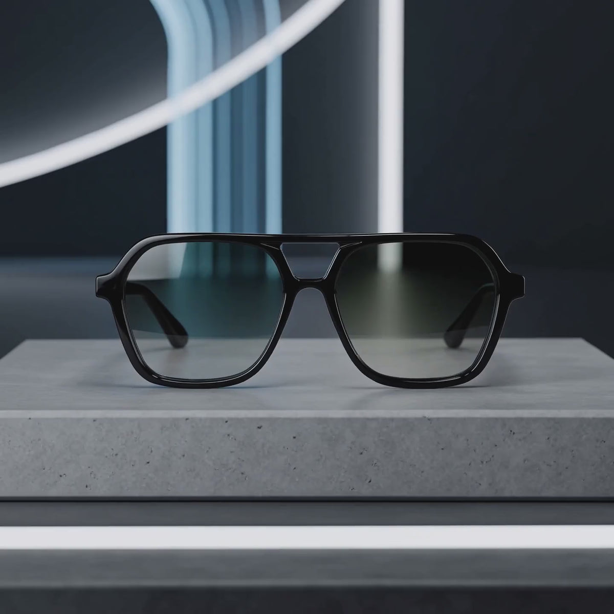 SILVERSTONE Negro Brillo / Flash Degrade Verde — video de producto