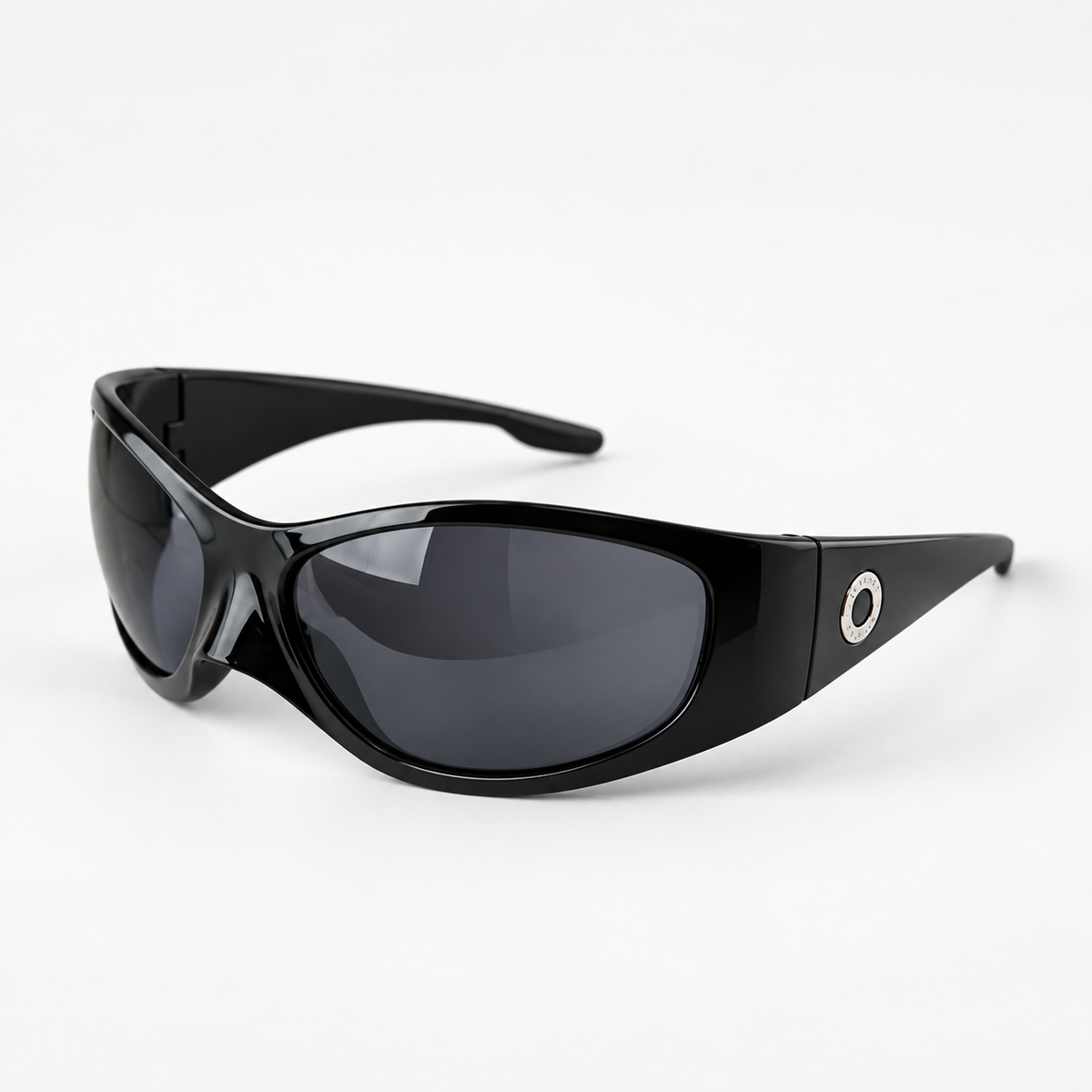 SAN REMO Negro Brillo / Gris Polarizado — perfil 45°
