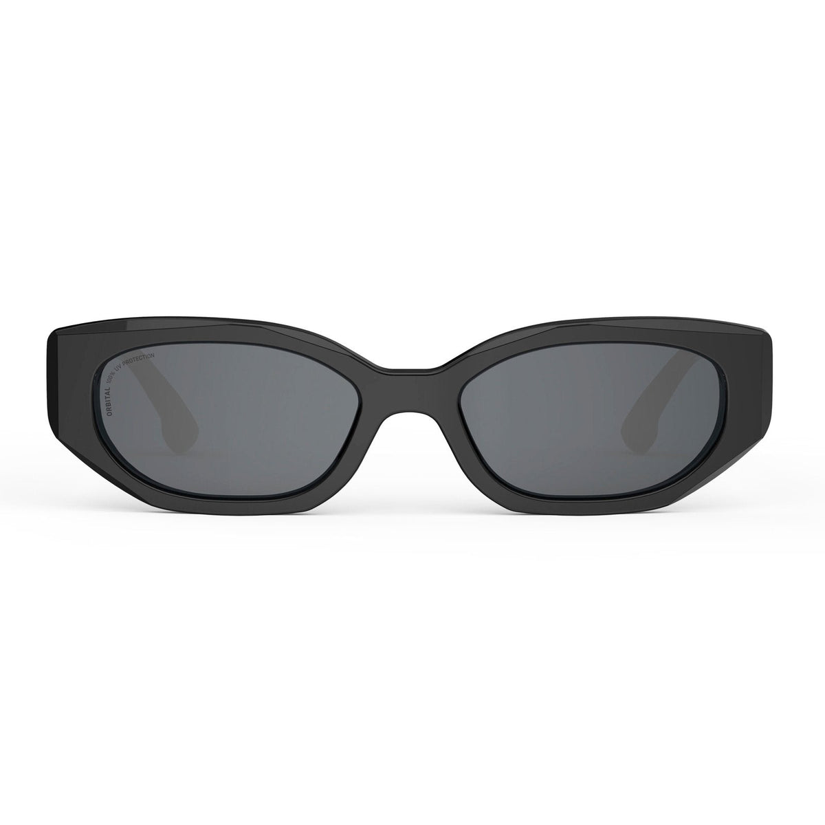 Anteojos de sol ORBITAL WYNWOOD Negro Brillo — vista frontal